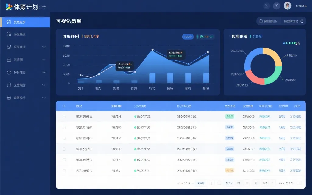 体彩计划数据可视化界面设计